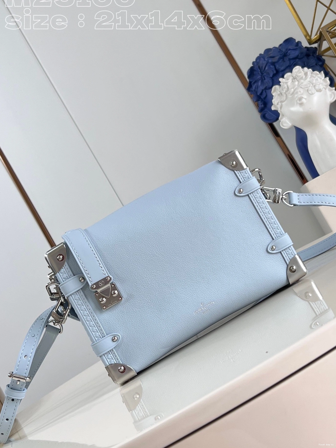 First bag ru PM-21*14*6CM Side VUITTON Trunk LOUIS 0812